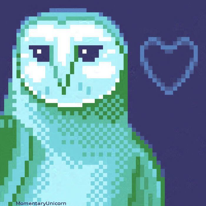 Barn Owl Pixel Art